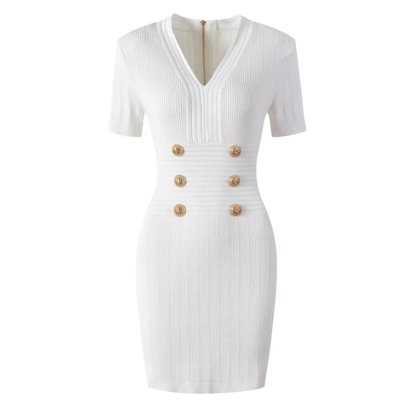 Crochet Sweater Dress OCS Trade Co., Ltd. Dresses Uniquely Branded
