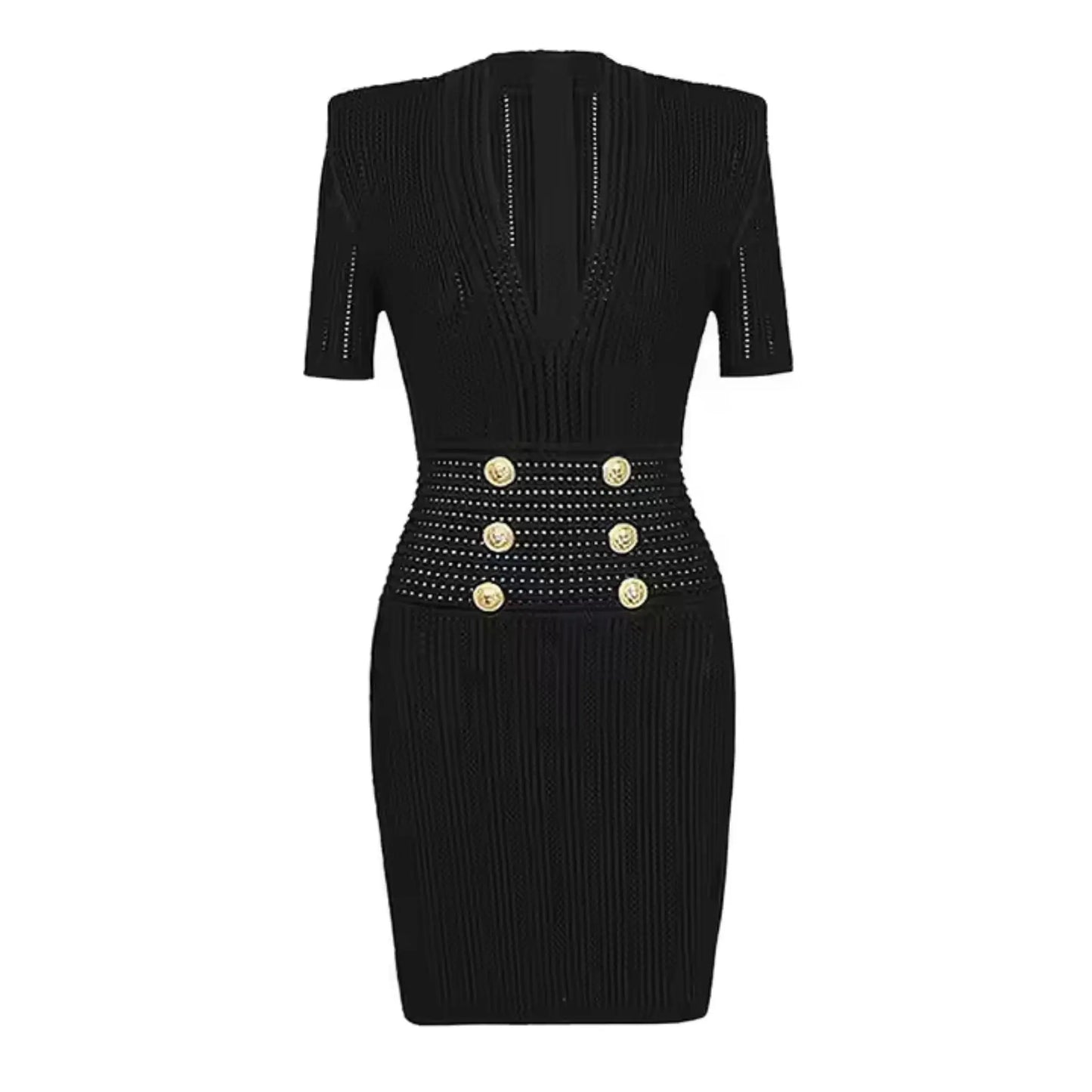 Crochet Sweater Dress OCS Trade Co., Ltd. Dresses Uniquely Branded