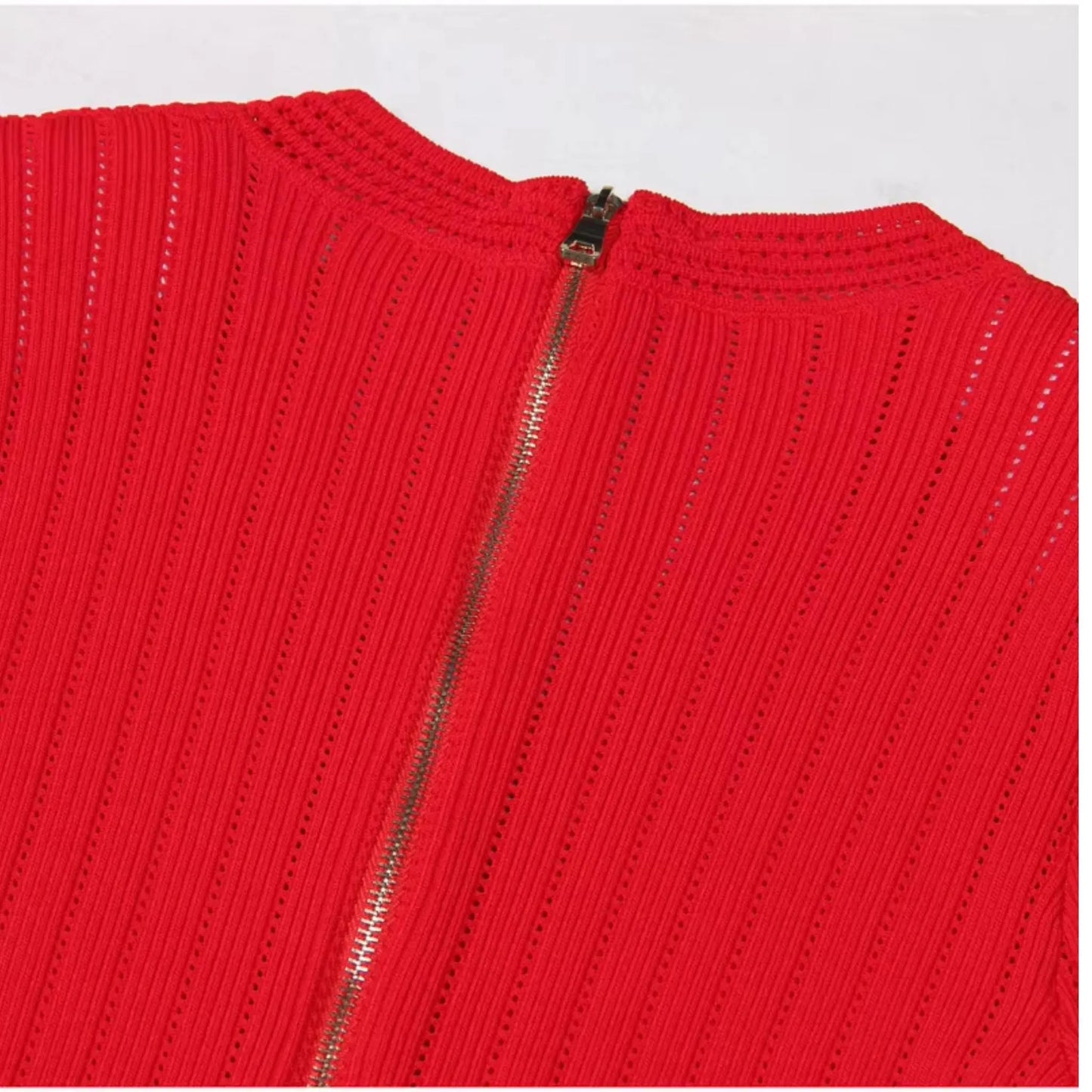 Crochet Sweater Dress OCS Trade Co., Ltd. Dresses Uniquely Branded