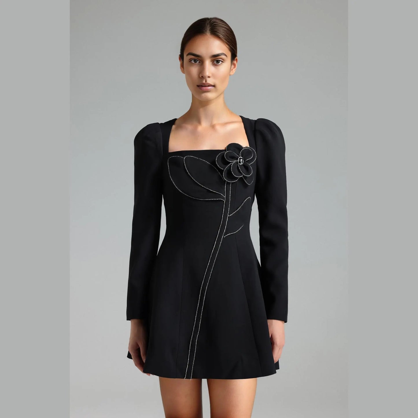 Dixie Flower Mini Dress OCS Trade Co., Ltd. Dresses Uniquely Branded