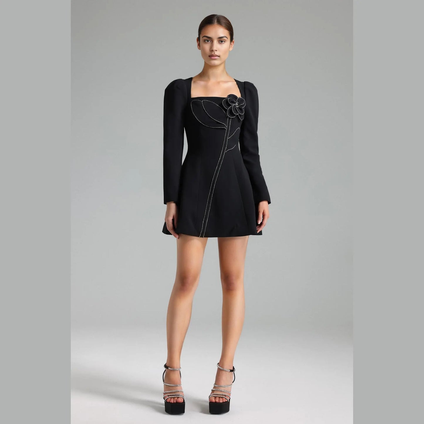 Dixie Flower Mini Dress OCS Trade Co., Ltd. Dresses Uniquely Branded