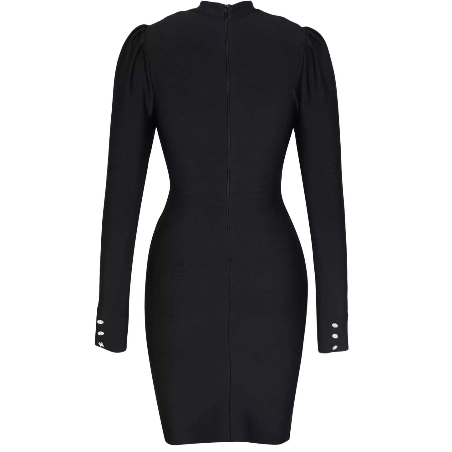Puffy Sleeve Sweater Dress OCS Trade Co., Ltd.