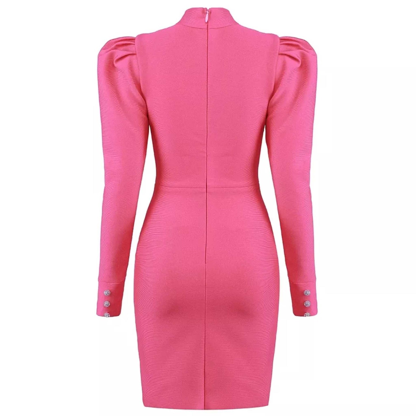 Puffy Sleeve Sweater Dress OCS Trade Co., Ltd.