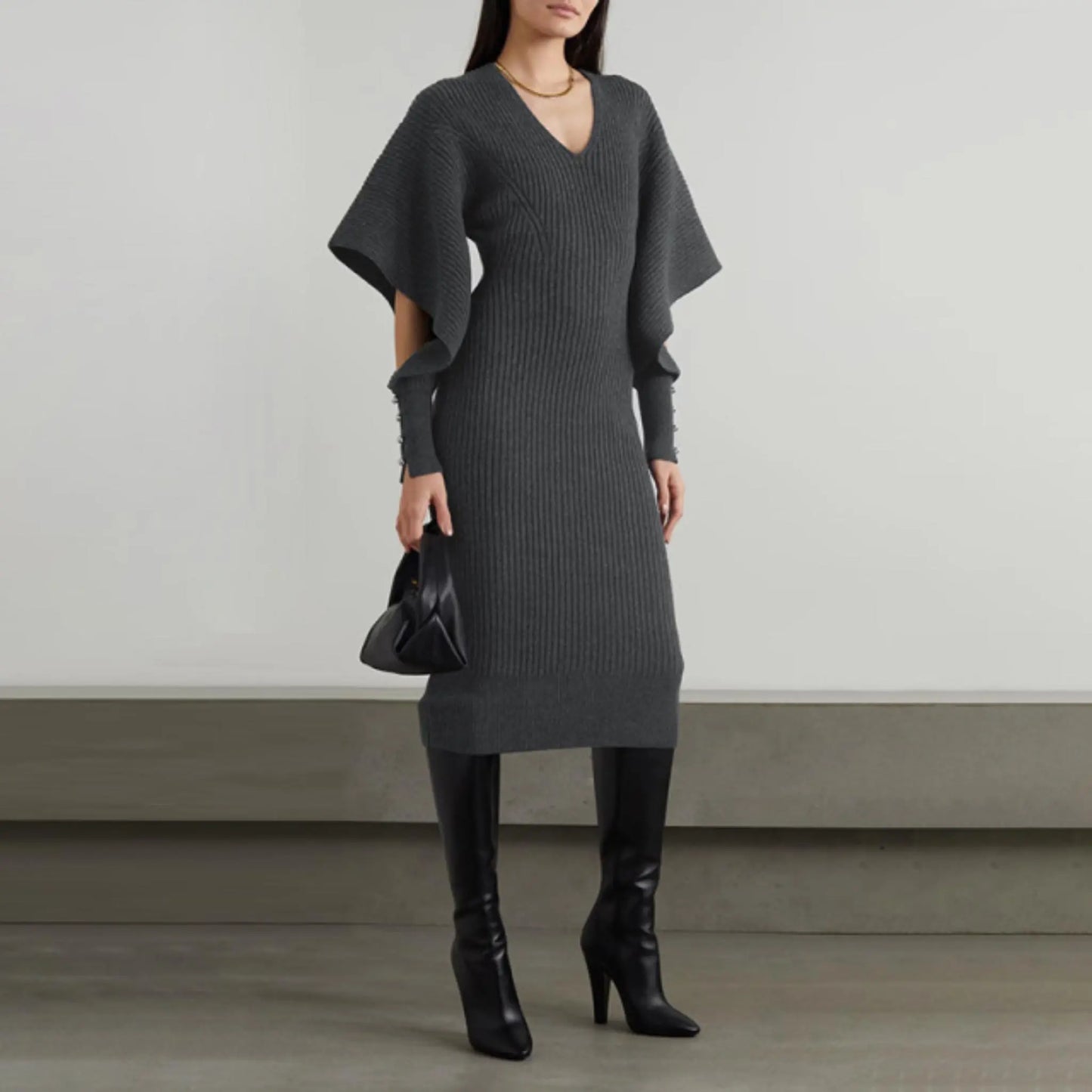 Swerve Sweater Dress 