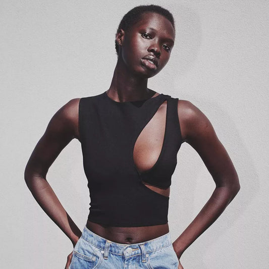 Asymmetrical Crop Top Zhilin Import & Export Co., Ltd.