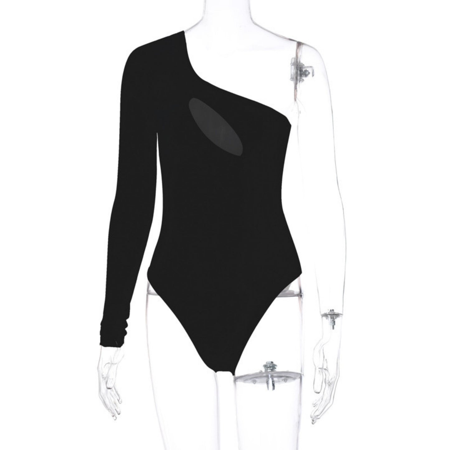 Asymmetrical Keyhole Bodysuit Zhilin Import & Export Co., Ltd.