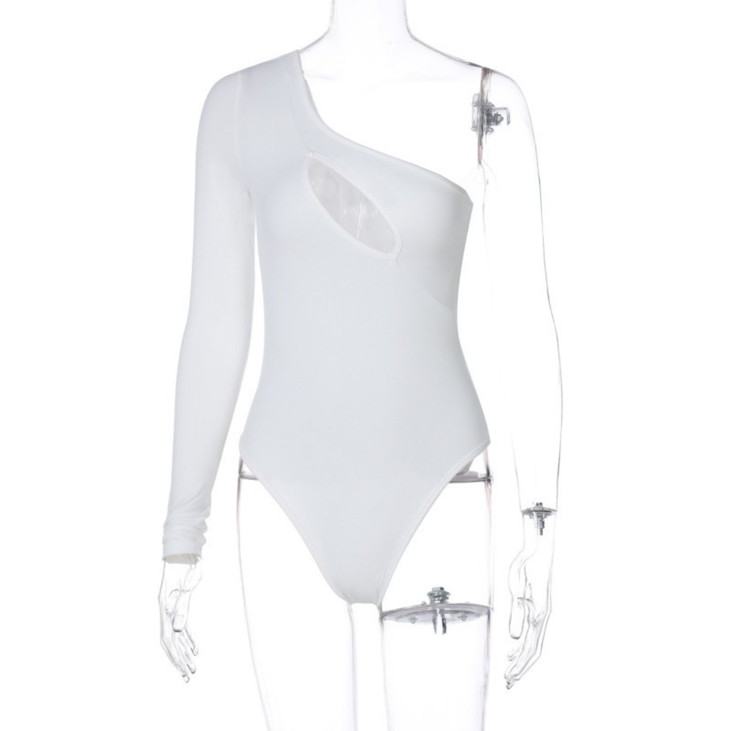 Asymmetrical Keyhole Bodysuit Zhilin Import & Export Co., Ltd.