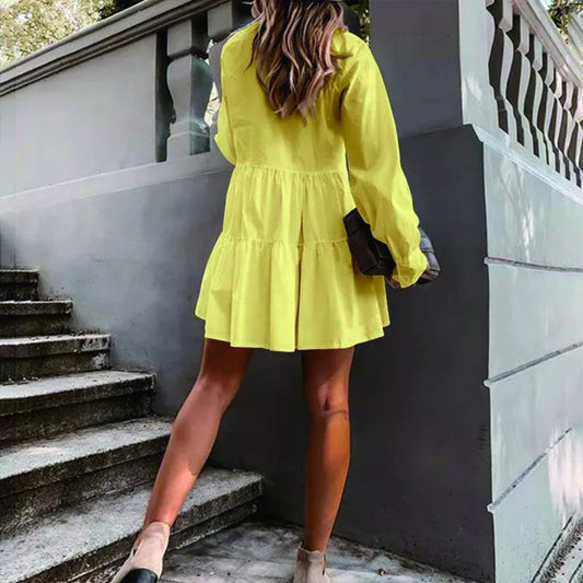 Babydoll Pleated Dress Zhilin Import & Export Co., Ltd.