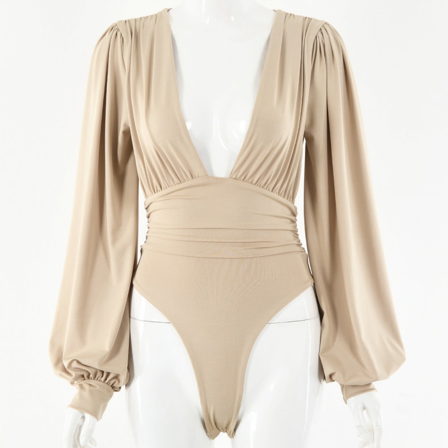 Deep V Neck Bodysuit Zhilin Import & Export Co., Ltd.