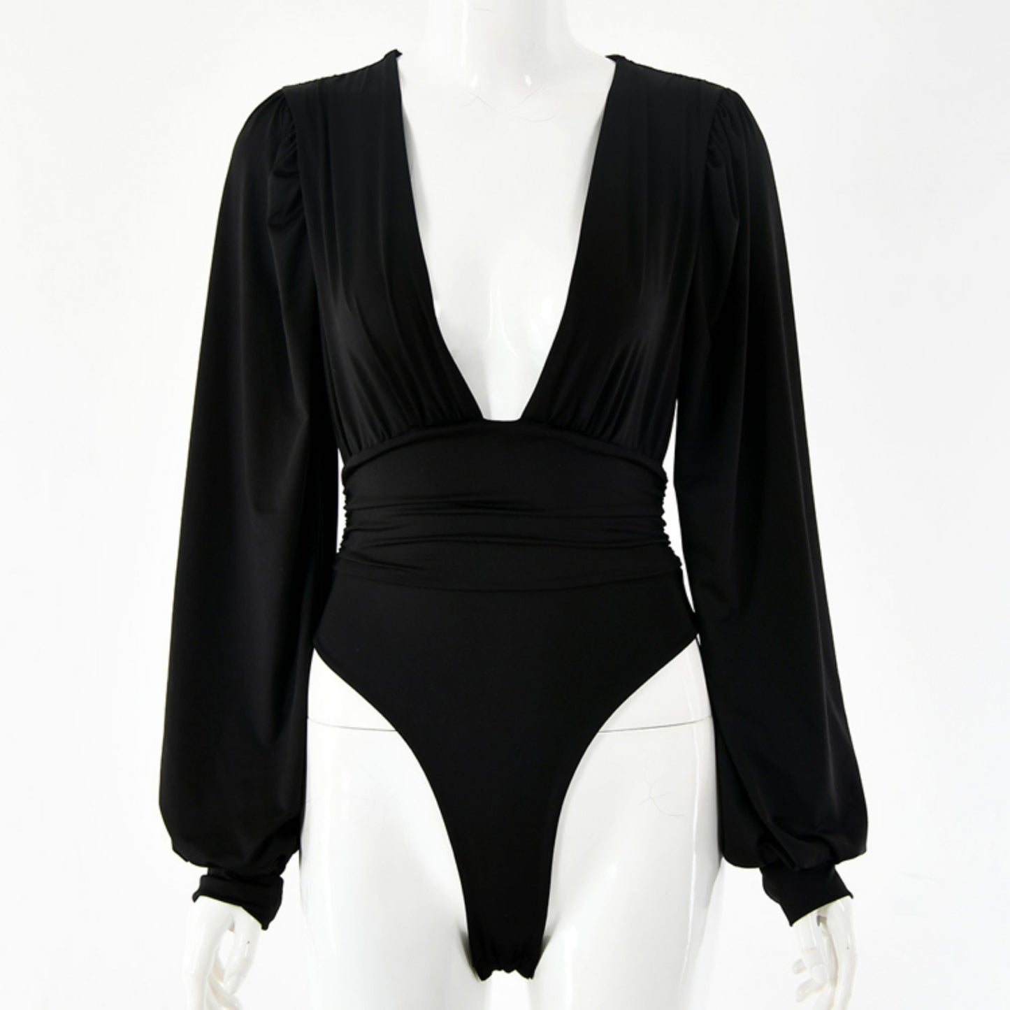 Deep V Neck Bodysuit Zhilin Import & Export Co., Ltd.
