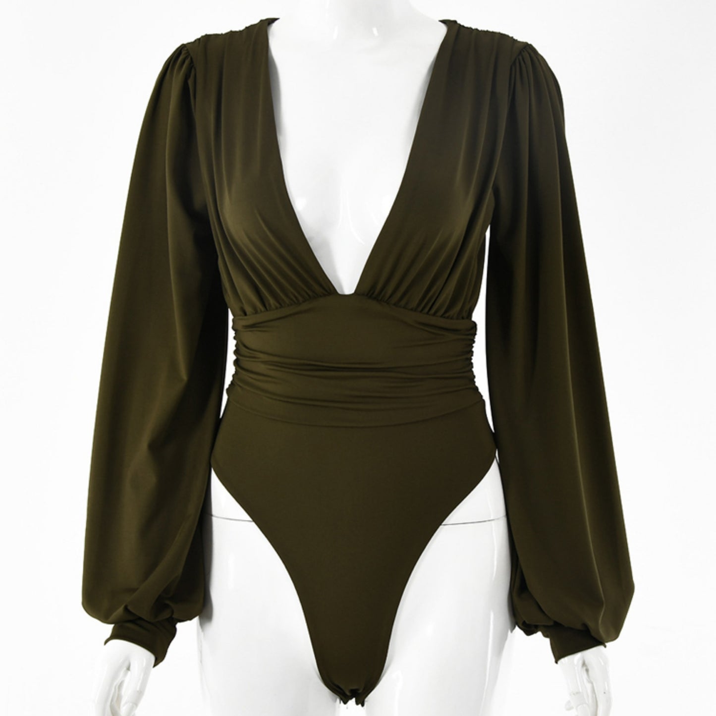 Deep V Neck Bodysuit Zhilin Import & Export Co., Ltd.