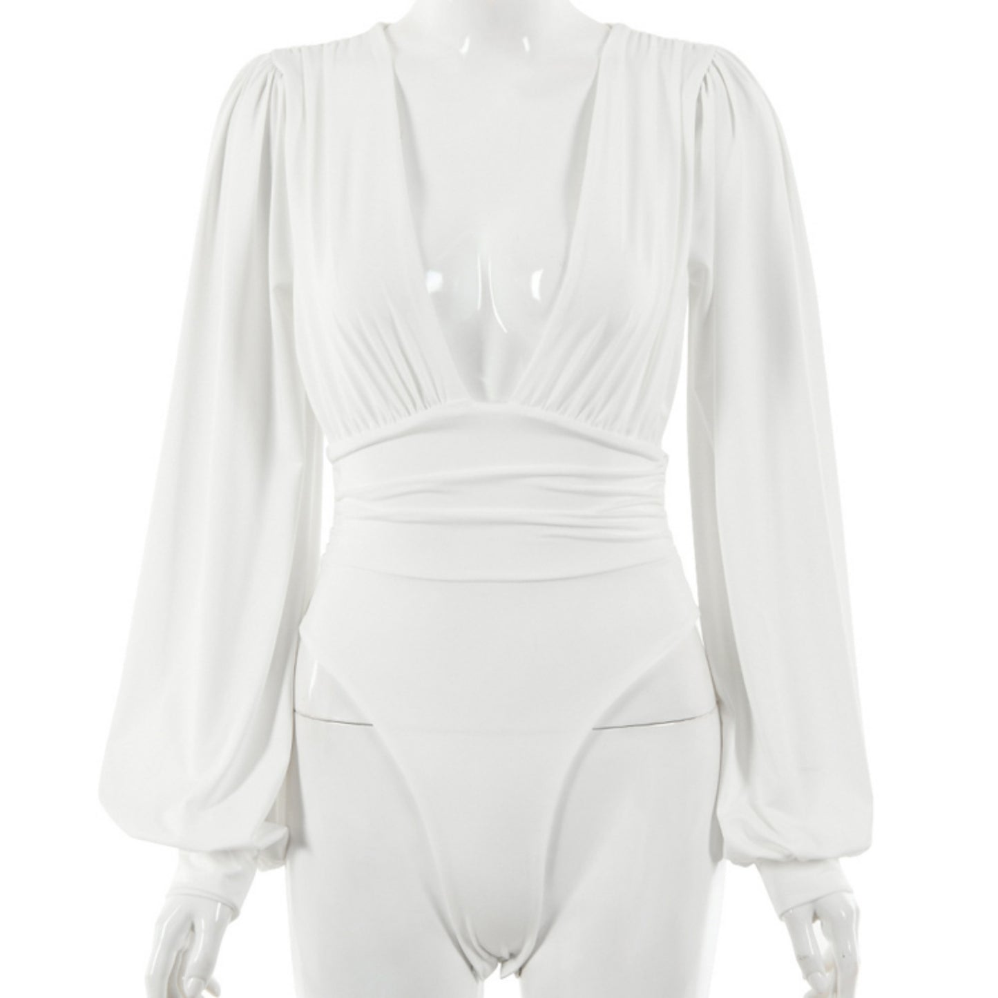 Deep V Neck Bodysuit Zhilin Import & Export Co., Ltd.