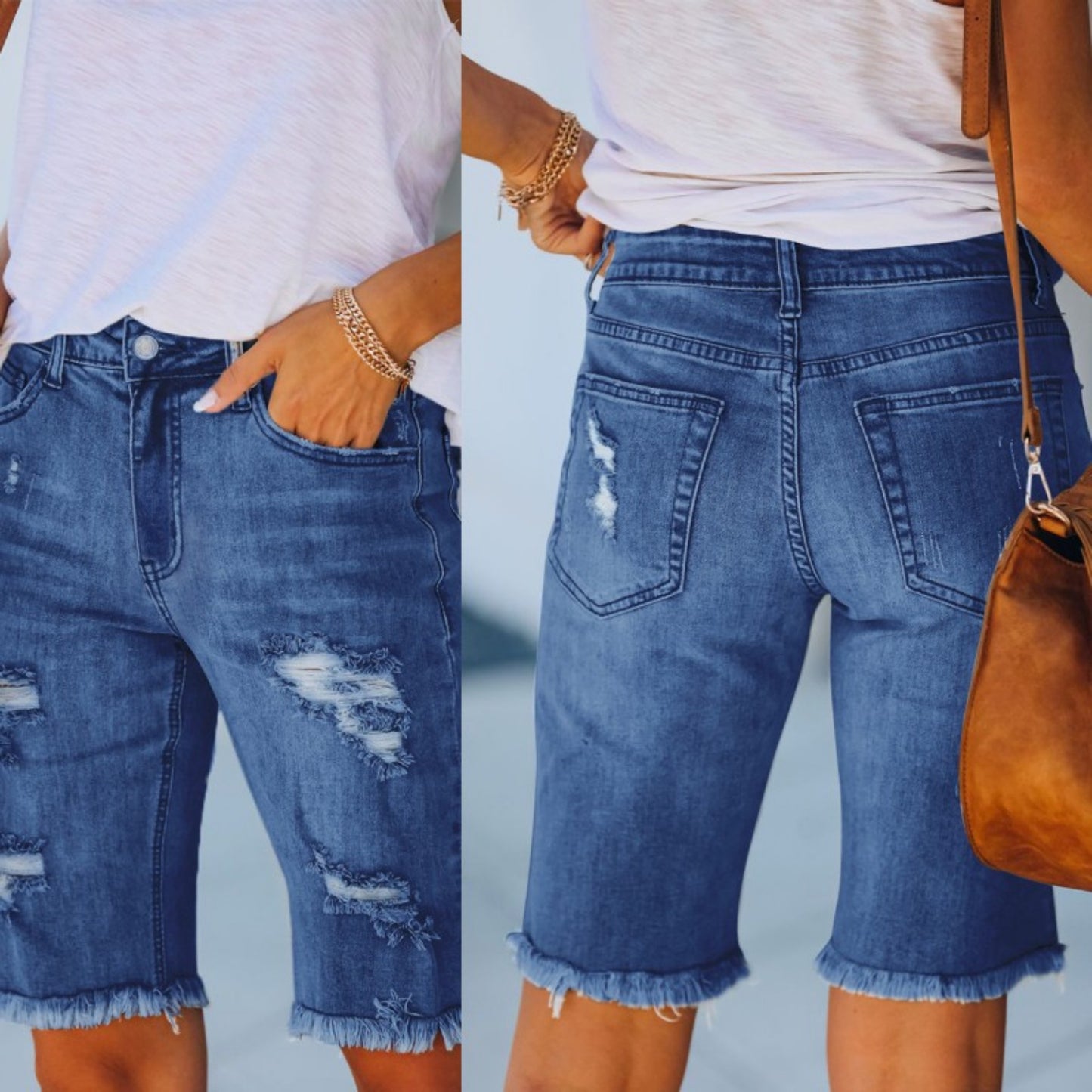 Denim Tassel Shorts OCS Trade Co., Ltd.