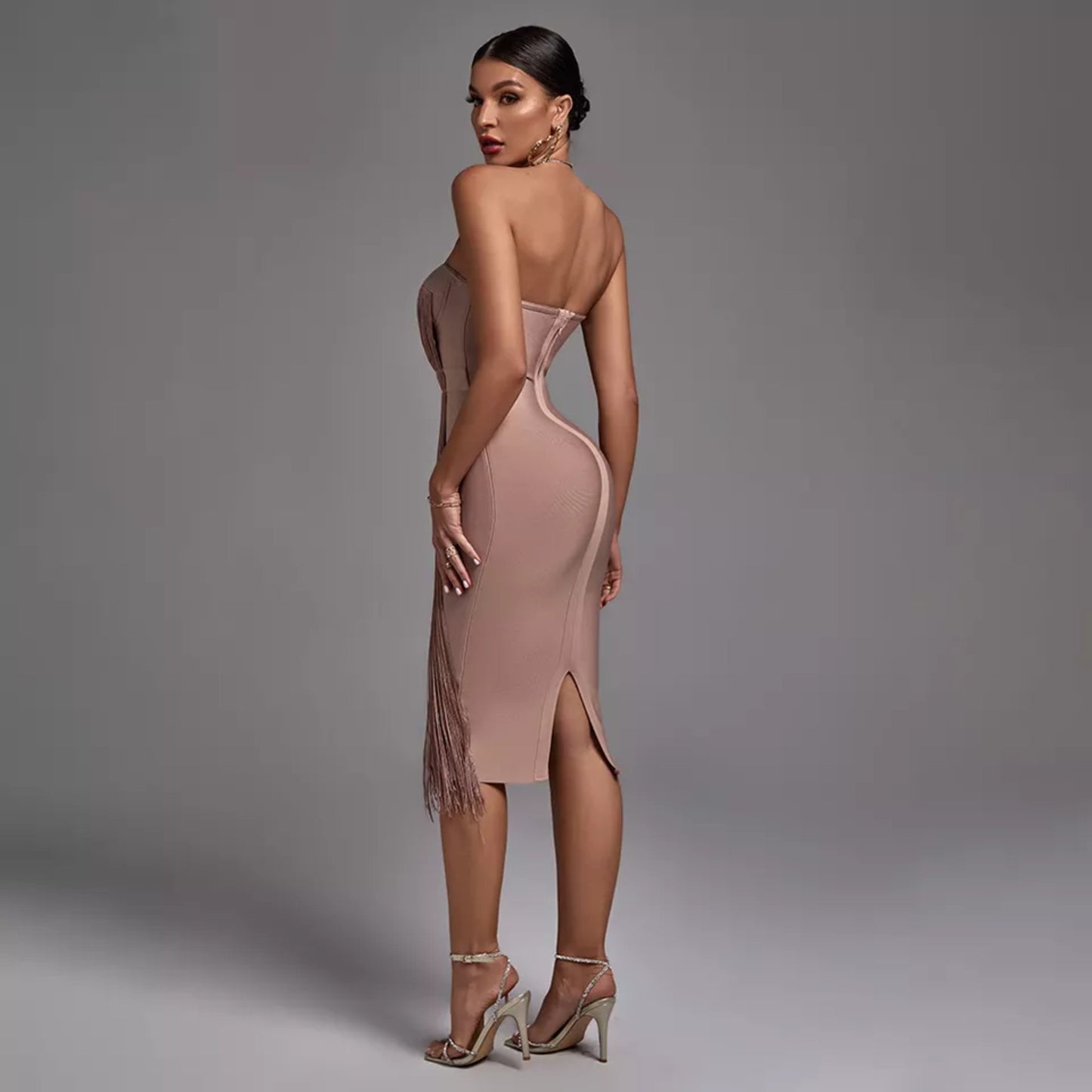 Fringe Bodycon Dress OCS Trade Co., Ltd.