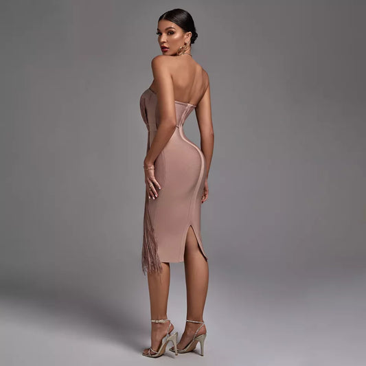 Fringe Bodycon Dress OCS Trade Co., Ltd.