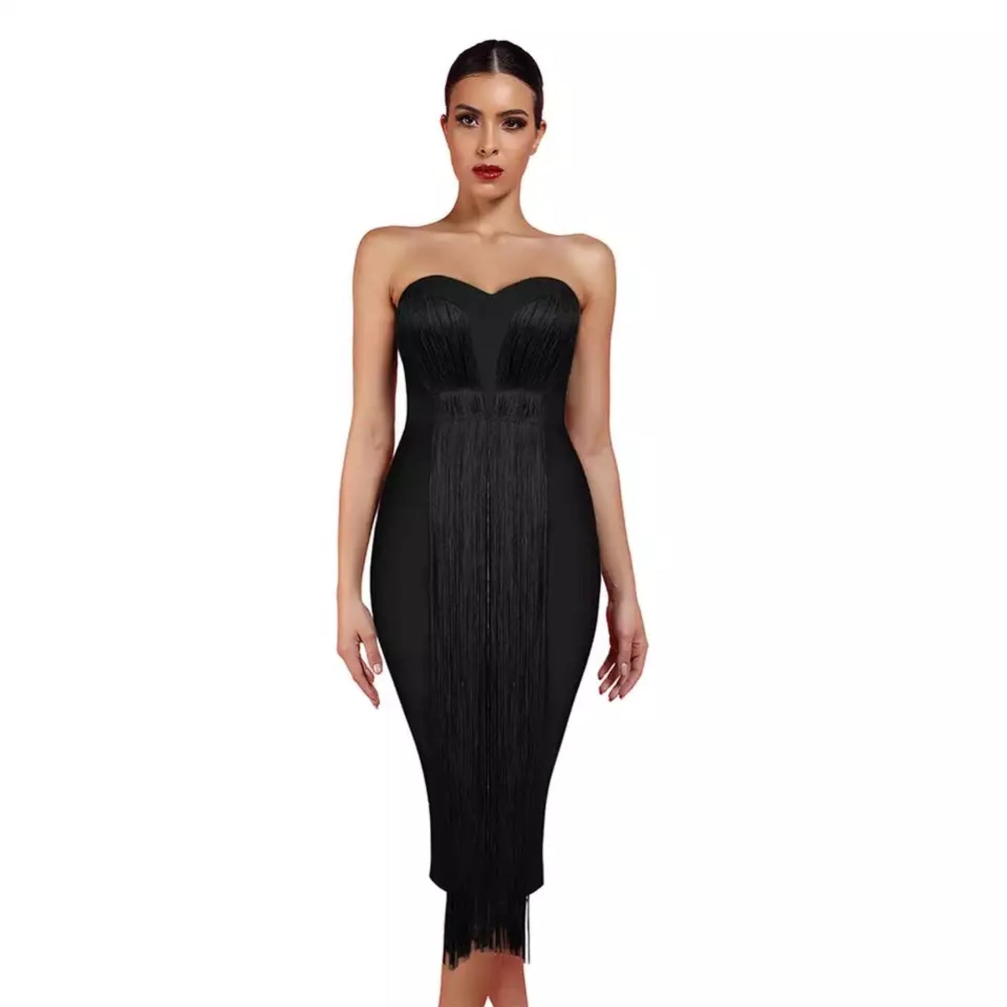 Fringe Bodycon Dress OCS Trade Co., Ltd.