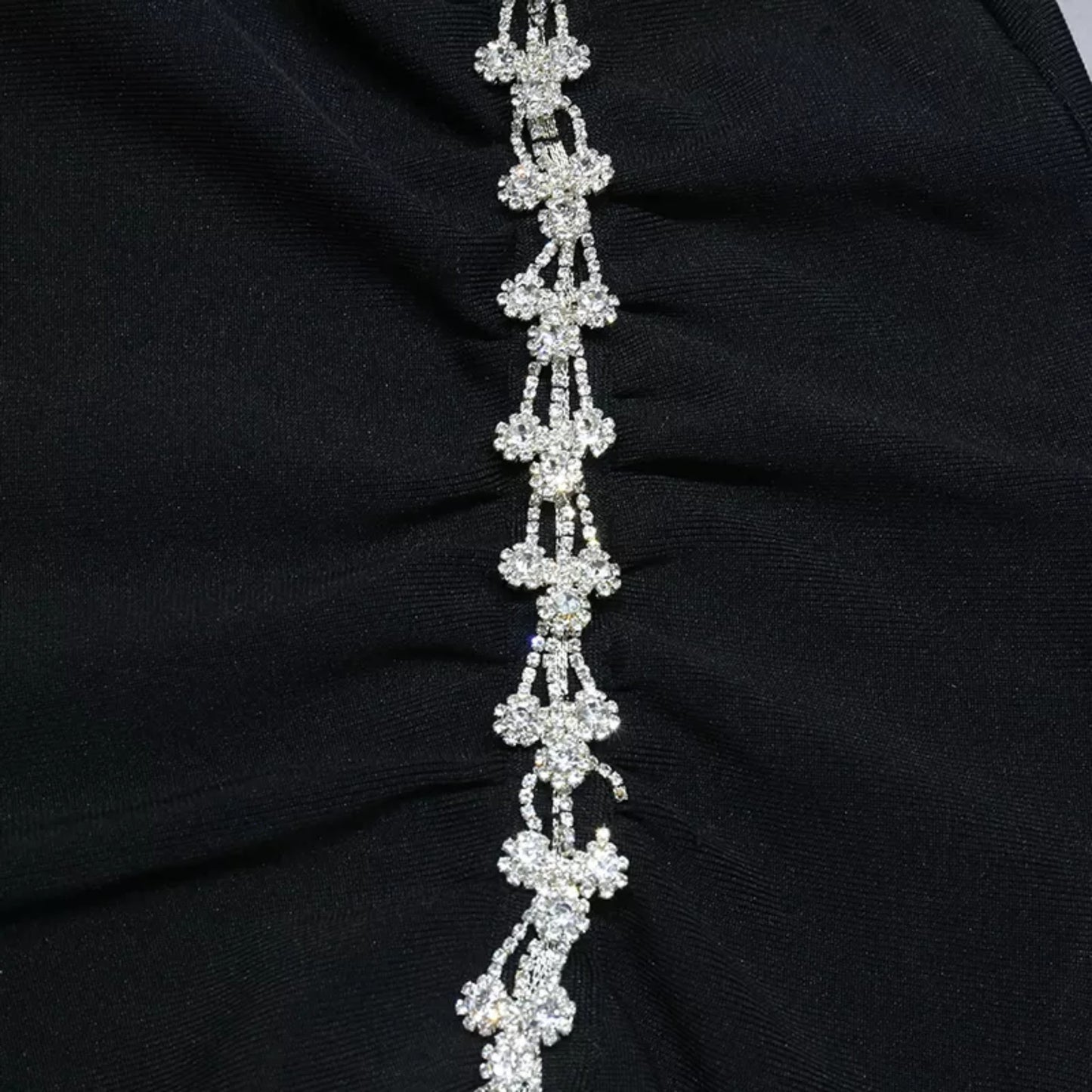 Hollow Side Diamond Dress Zhuofei Clothes Co., Ltd.