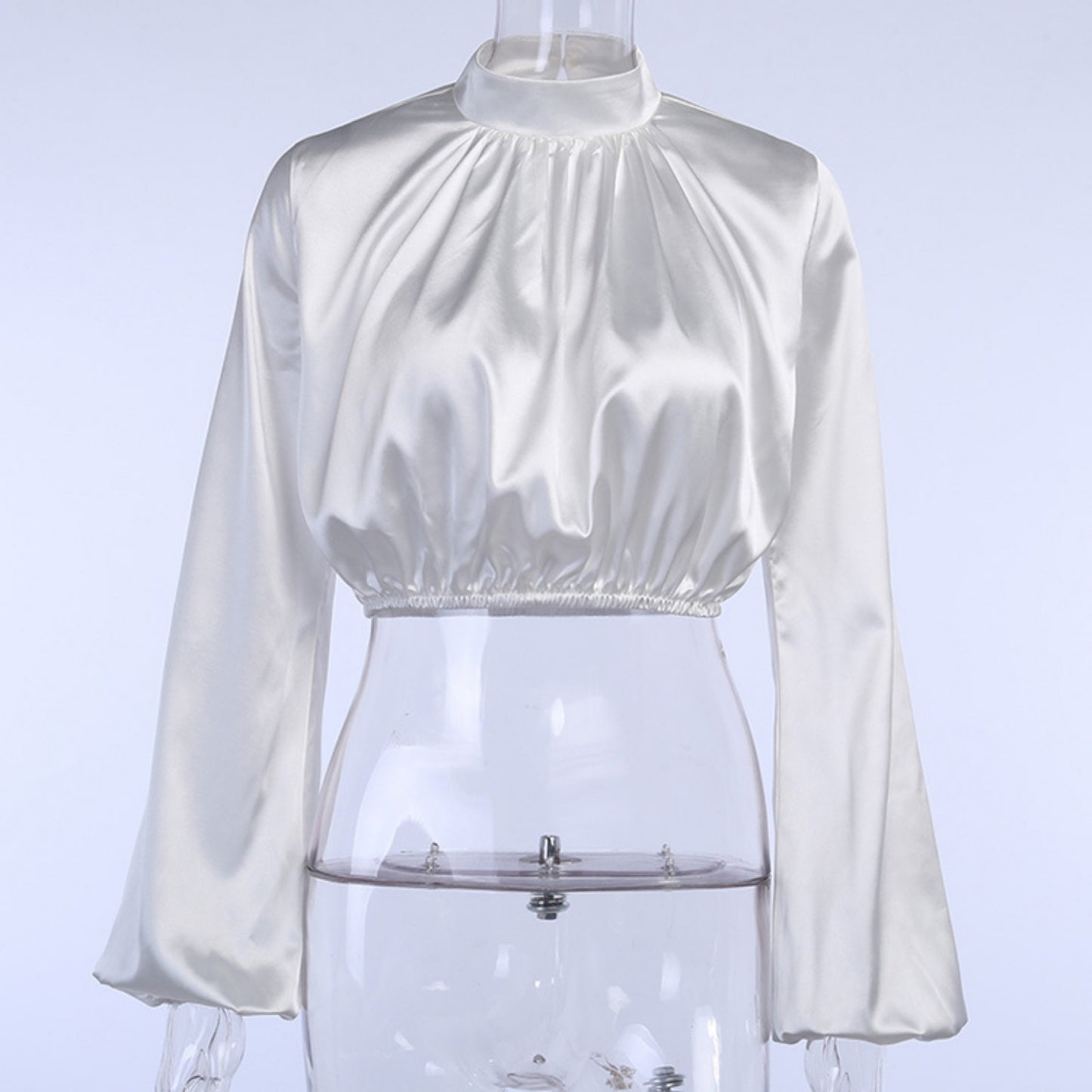 O-Neck Satin Top Zhilin Import & Export Co., Ltd.
