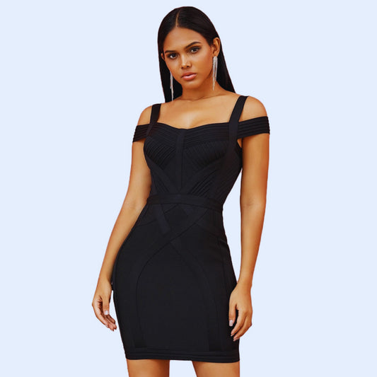 Off-Shoulder Bandage Dress Zhuofei Clothes Co., Ltd.