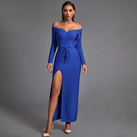 Off The Shoulder Maxi Dress OCS Trade Co., Ltd.