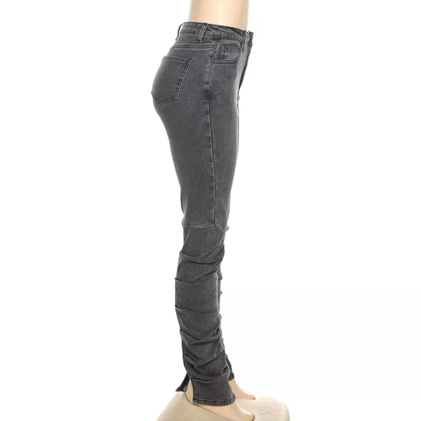Pleated Denim Jeans Zhilin Import & Export Co., Ltd.