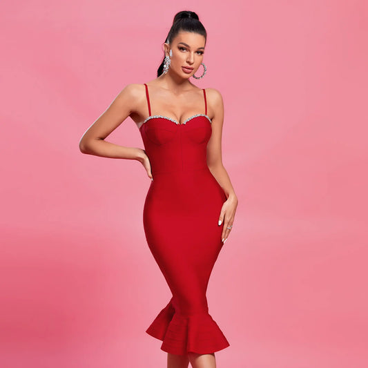 Rhinestone Mermaid Dress OCS Trade Co., Ltd.