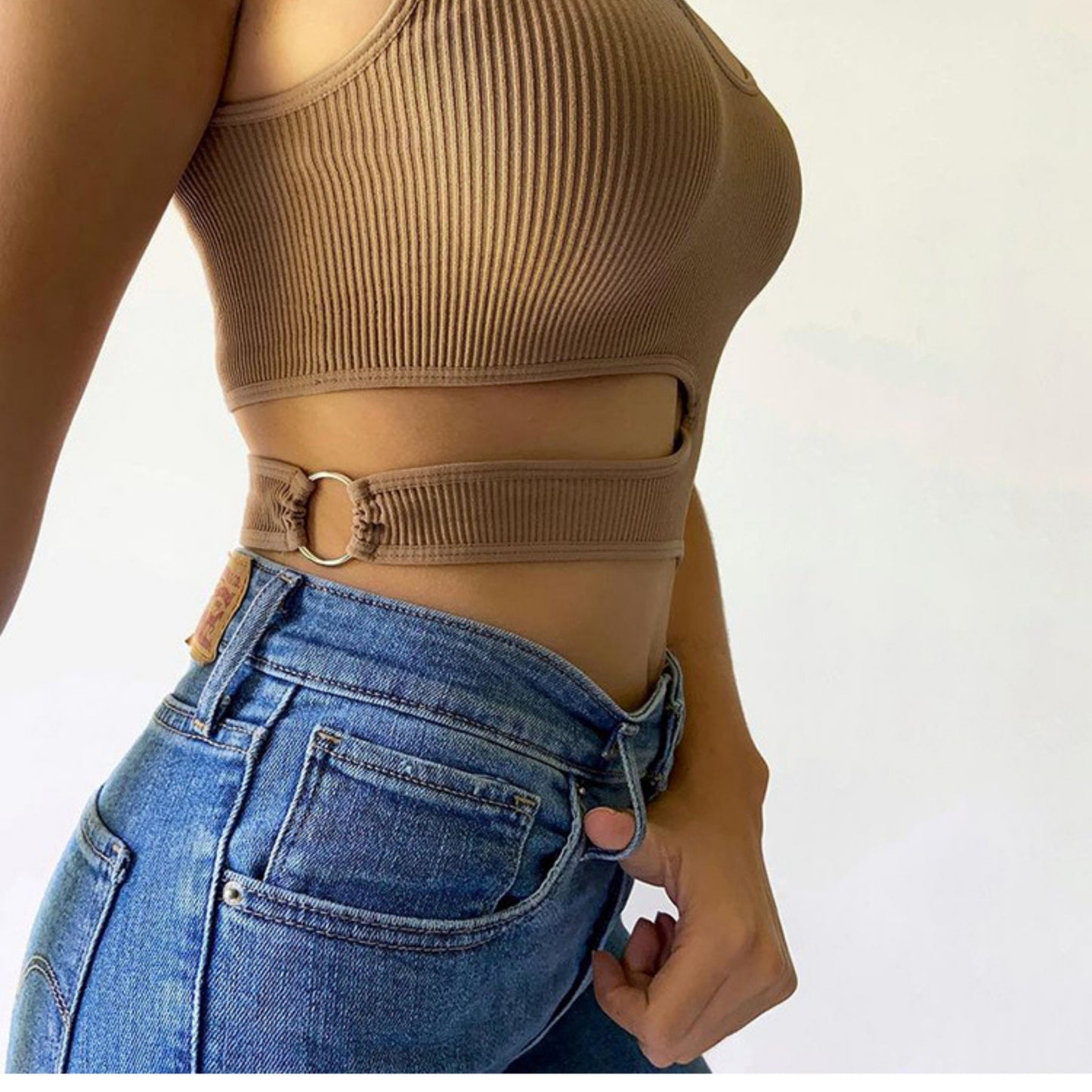 Ribbed Crop Top Zhilin Import & Export Co., Ltd.