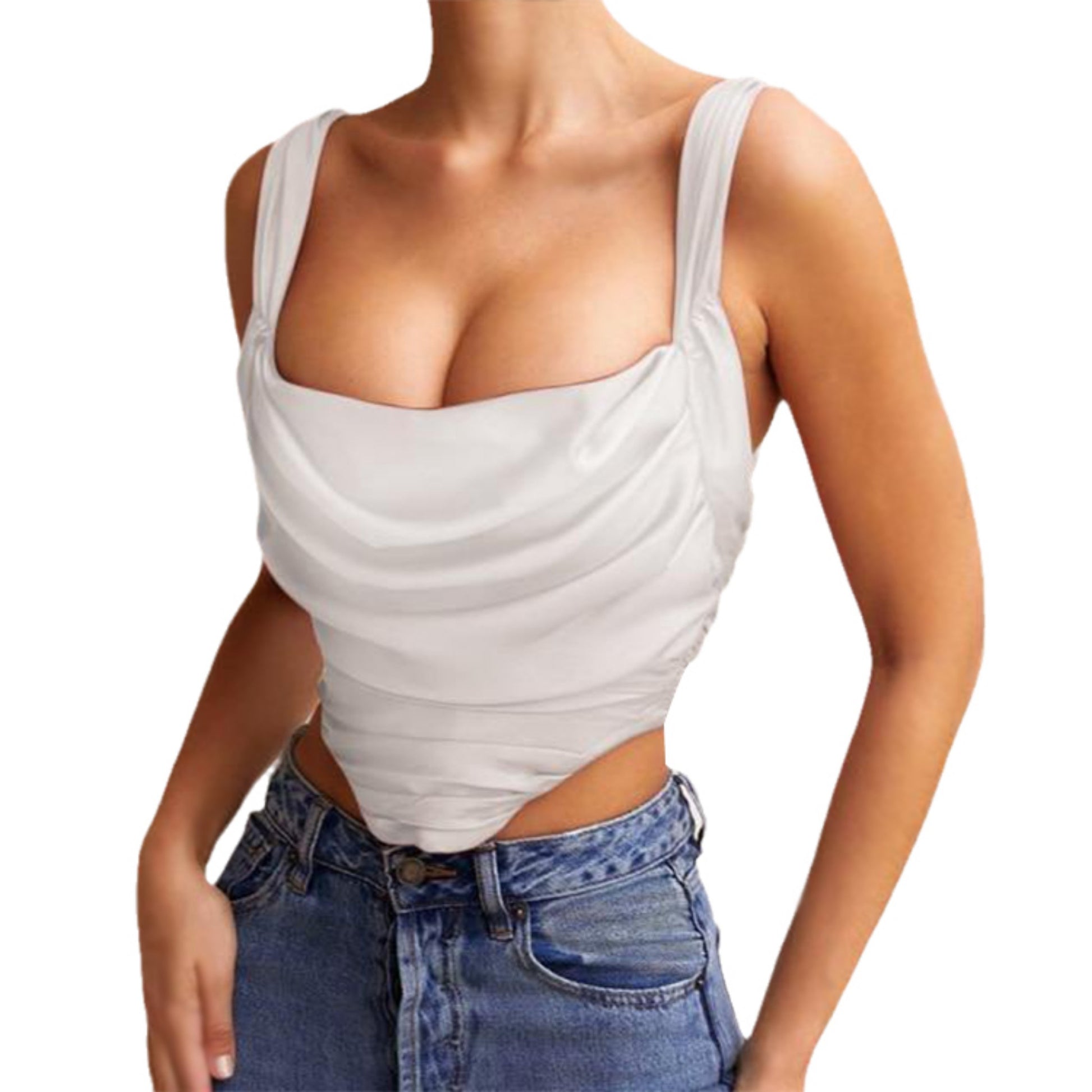 Satin Fishbone Top OCS Trade Co., Ltd.