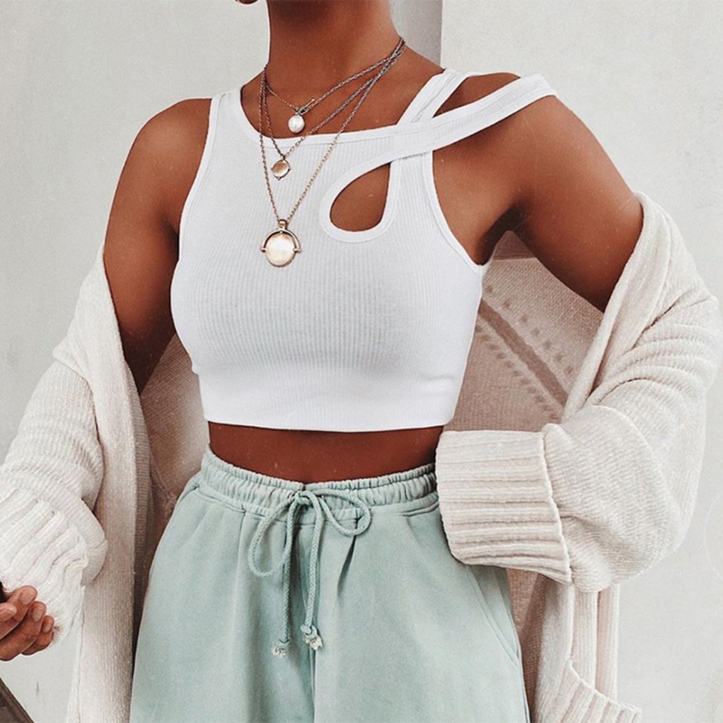 Twisted Crop Top Zhilin Import & Export Co., Ltd.