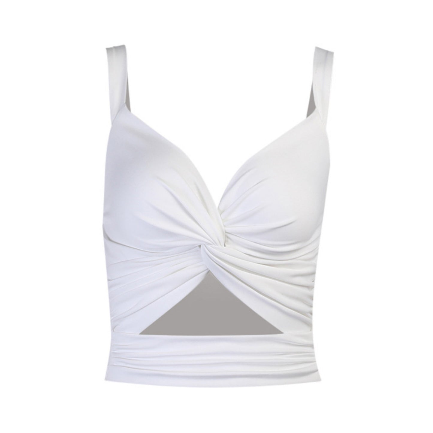 V-Neck Ruched Knot Top OCS Trade Co., Ltd.