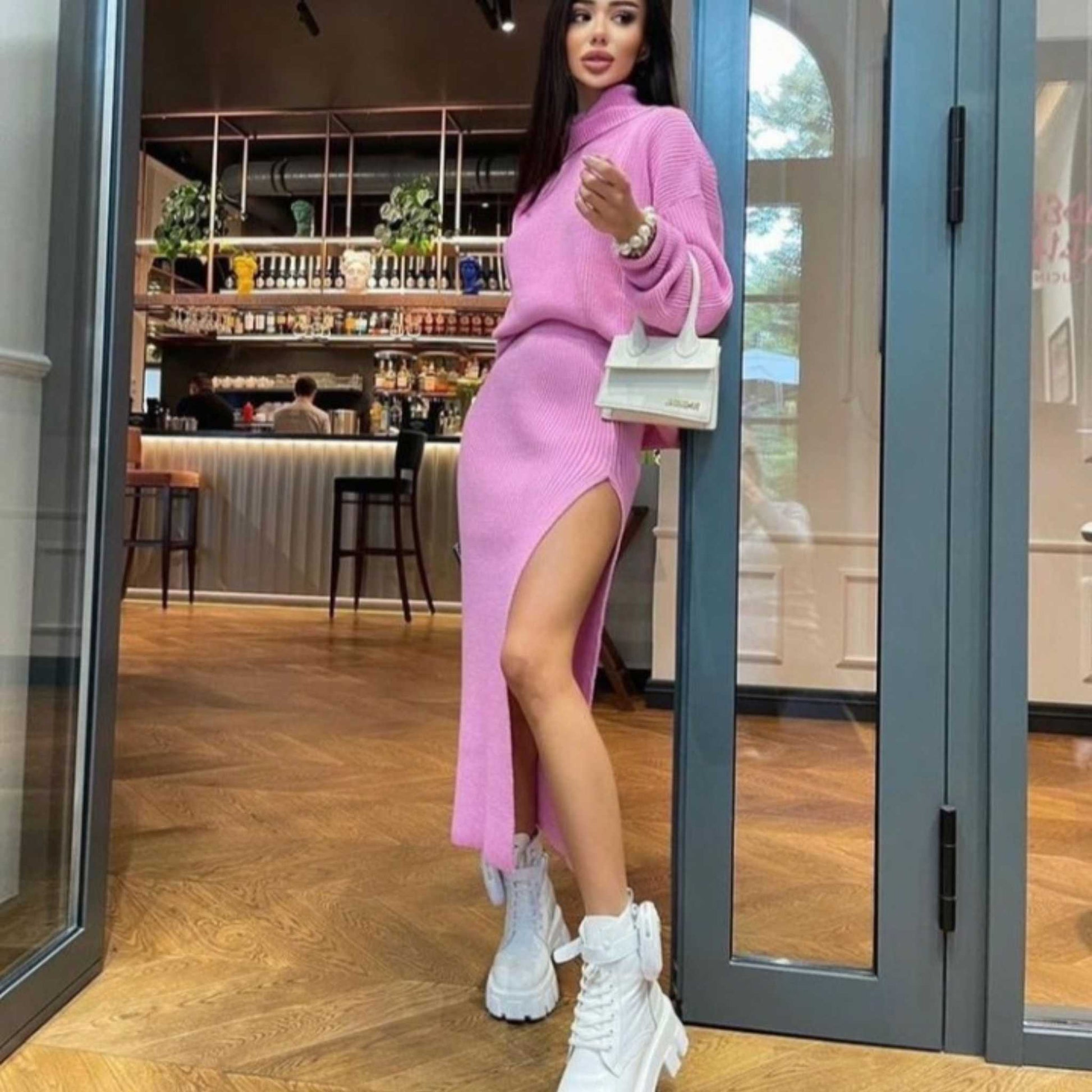 Two Piece Sweater Dress Two Piece Sweater Dress